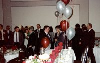 Attendees at the Club's celebration of 10 years of service (1994)